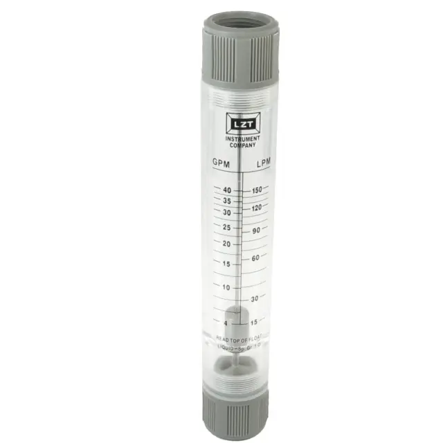 4-40GPM 15-150LPM Water Liquid Flow Meter Tool Flowmeter Instrument