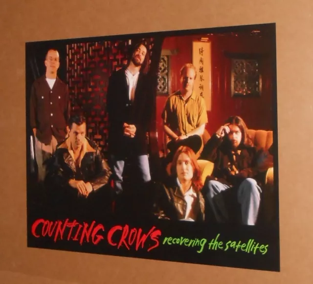 Counting Crows Recovering the Satellites Promo 2-Sided 1996 Poster 24x18