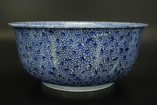 Japon ère Meiji - Grand Plat En Porcelaine à Décor Des Sept