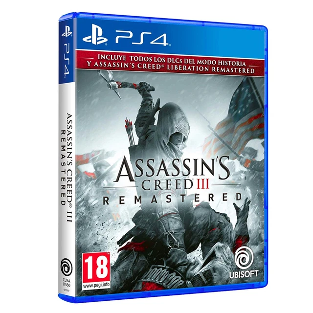 Assassins Creed III Remastered PS4 (SP) (PO90479)