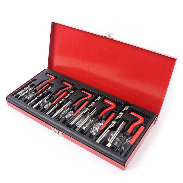 Set strumenti riparazione filettatura/trapano elicottero auto M5 M6 M8 M10 M12 131 pezzi