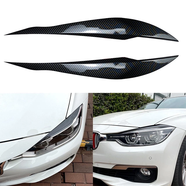 Phare Housse Autocollants Voiture Carbone Fibre 'Simple' Installation Pratique