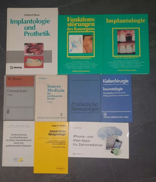 Fachbücher Zahnmedizin- Konvolut Paket Sammlung Implantologie