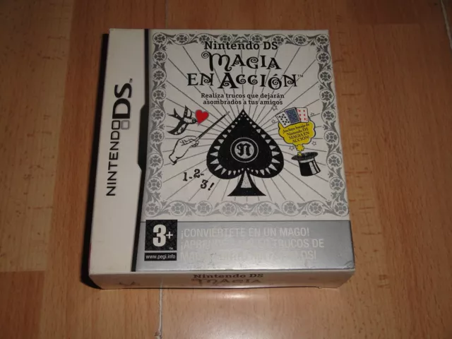 Magia En Accion + Baraja De Cartas Para La Nintendo Ds Nuevo Precintado