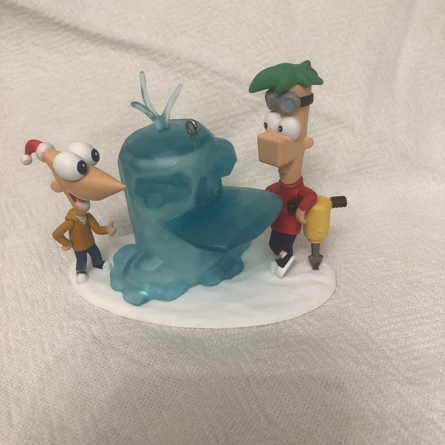 DISNEY PHINEAS AND Ferb Ice Perry the Platypus Christmas Ornament 2014