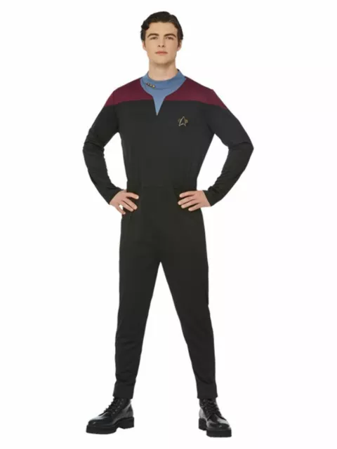 Mens Star Trek Voyager Command Uniform Fictional Character Cosplay Dress Up