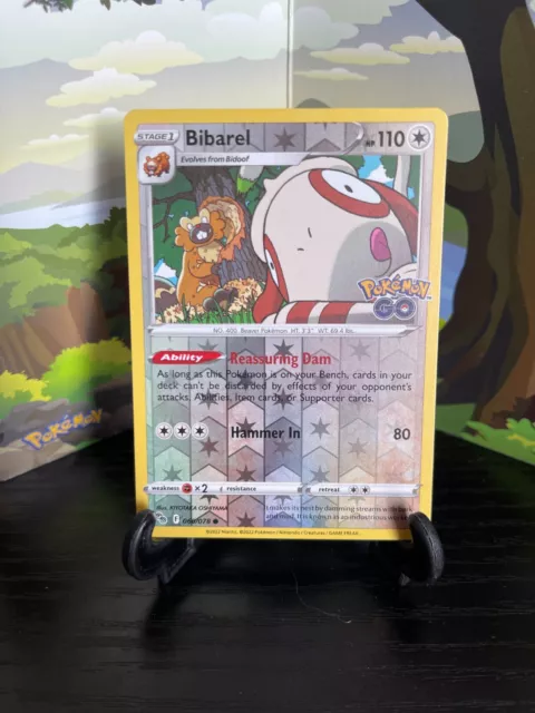 Bibarel 060/078 - Pokemon Go - Common - Reverse Holo - Pokemon Card TCG - LP