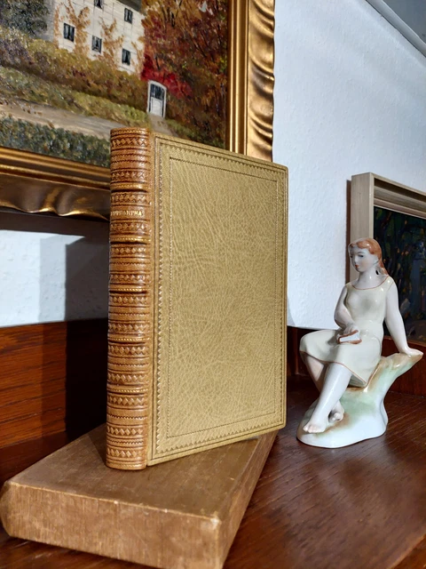 HERMANN HESSE SIDDHARTHA Signierte Luxusausgabe MEISTEREINBAND Leder Handeinband