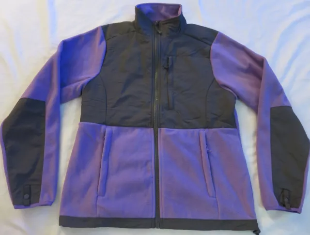 NEW MOUNTAIN FOG Fleece Jacket Coat Purple Gray Women's M Medium $14.99 ...