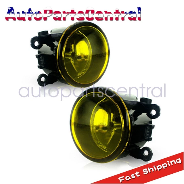 Golden Yellow Fog Lights Lamp w/ H11 Bulbs for Subaru WRX STI Impreza Outback