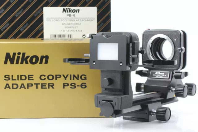 Accesorio de enfoque de fuelle Nikon PB-6 Adaptador de copia de...