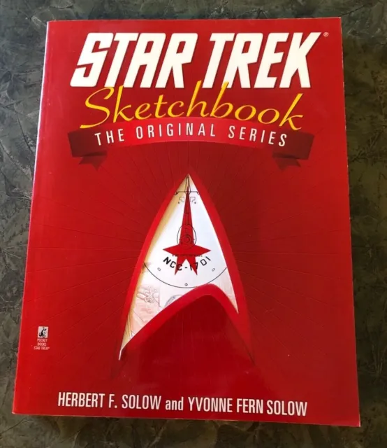 Star Trek Sketchbook The Original Series 1997 Pocket Books