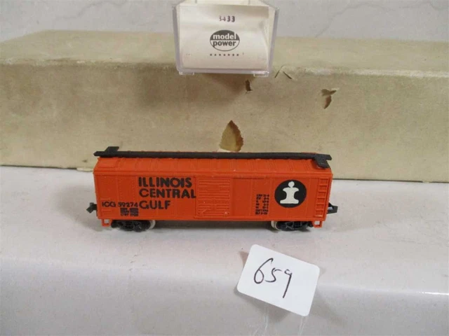 ICG Boxcar Illinois Central Gulf Model Power N Scale N659
