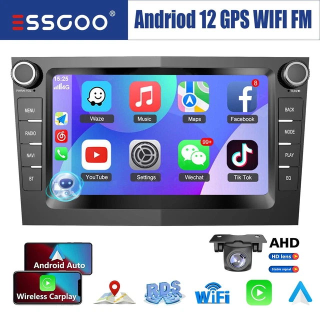 Android 14 CarPlay Autoradio Für Opel Corsa C/D, Zafira B, Astra G/H – 7 Zoll Touch, 4+64 GB