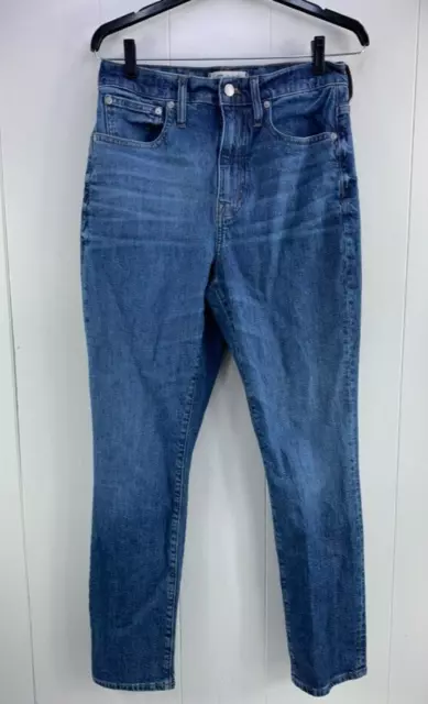 Madewell Womens The High Rise Slim Boy Jean Blue denim Jeans Size 28 (30x29)
