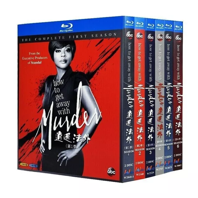 How To Get Away With Murder：The Complete Season 1-6 TV Series 12 Disc Blu-ray