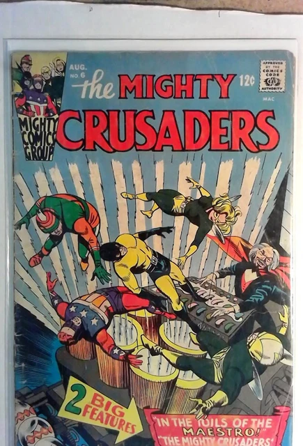 The Mighty Crusaders #6 Mighty Comics (1966) GD+ 1st Print Comic Book