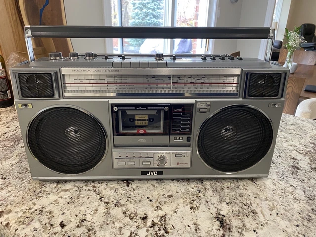 JVC RC-M50JW Stereo Radio Cassette Recorder Portable Vintage Boombox Hip Hop 90s