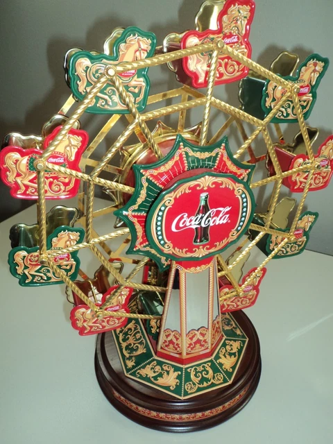 1999 COLLECTORS EDITION Coca Cola Ferris Wheel - Franklin Mint $124.99
