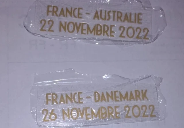 Patch Thermocollant Collector Équipe De France - Match Gibraltar Novembre 2023 - Édition Limitée 100 Ans