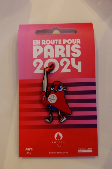 Torche Officielle Des Jeux Paralympiques Paris 2024 - Réplique Trophée Collector - Fabriquée En France