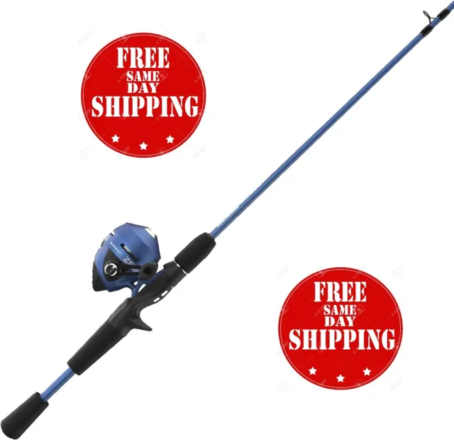 ZEBCO SLINGSHOT ROD & Reel Spincasting Combo Fishing Pole Last One + Free  Bait $34.99 - PicClick