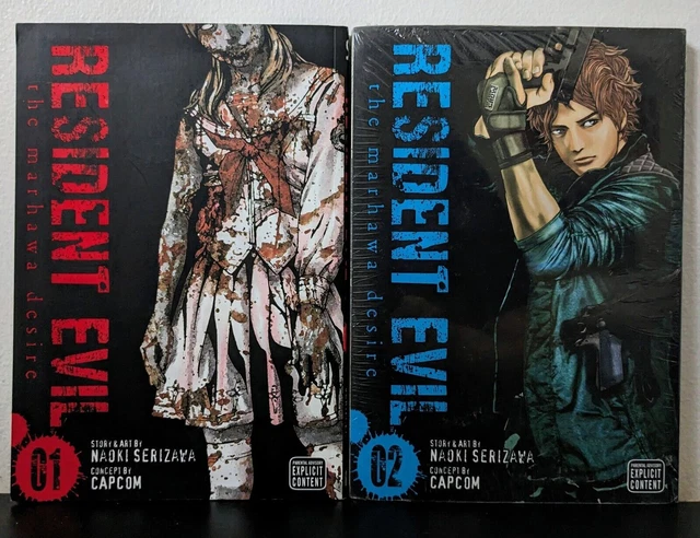Resident Evil the Marhawa Desire Vol 1-2 by Naoki Serizawa English Manga Viz