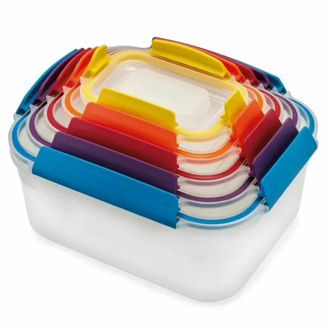 Joseph Joseph Nest Lock Multi-Size Container Set, Airtight & Leakproof, 5 Piece