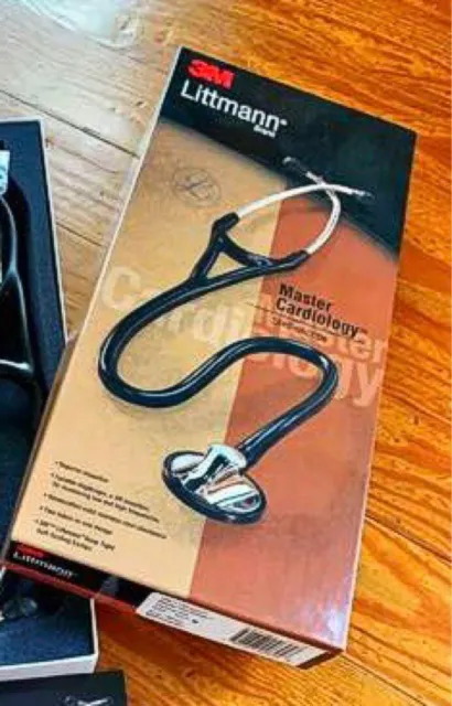 Littmann Master Cardiology Stethoscope 3M 2175 Chestpiece Black Edition