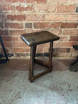 Antique Wooden Cutlers Jewellers Stool English 3