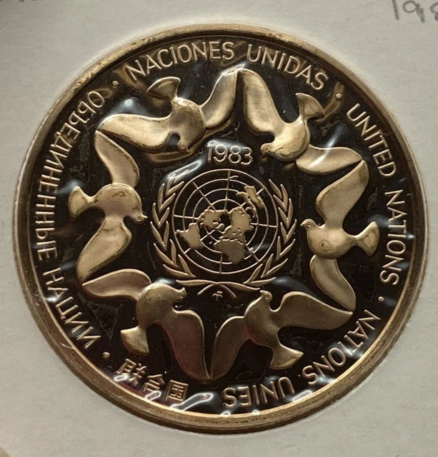 UNITED NATIONS - Peace 1983 - Proof Strike $32.06 - PicClick CA