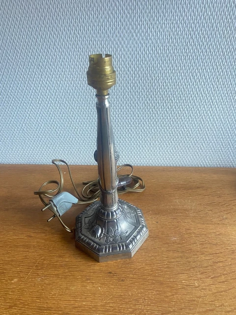 pied lampe art déco
