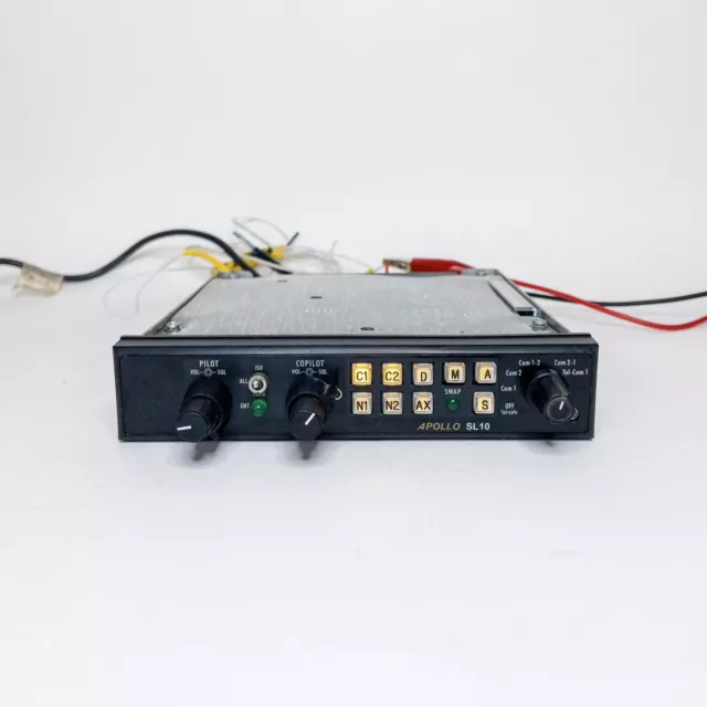 PS Engineering PMA6000 Apollo SL 10 Audio Panel - Removed Working