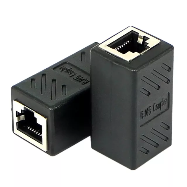 RJ45 Female To Female CAT6 Network Ethernet LAN Connector Adapter Coupler `.~m'