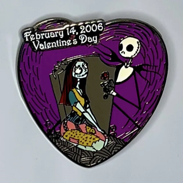 Japan Disney Store JDS Nightmare Jack Sally 2006 Valentine's Day NBC LE 1000 Pin