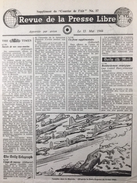 Tract Résistance Rare "Journal Combat" 1942 - Déportation Des Juifs, De Gaulle, Original