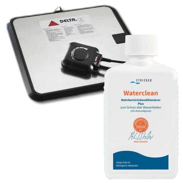 Riscaldamento letto ad acqua Delta K ceramica 240W + maglieria letto ad acqua balsamo 250ml