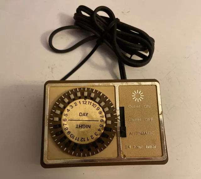 Vintage, Kmart Programmable, Cord Type 24 Hour Timer! Model 19-55