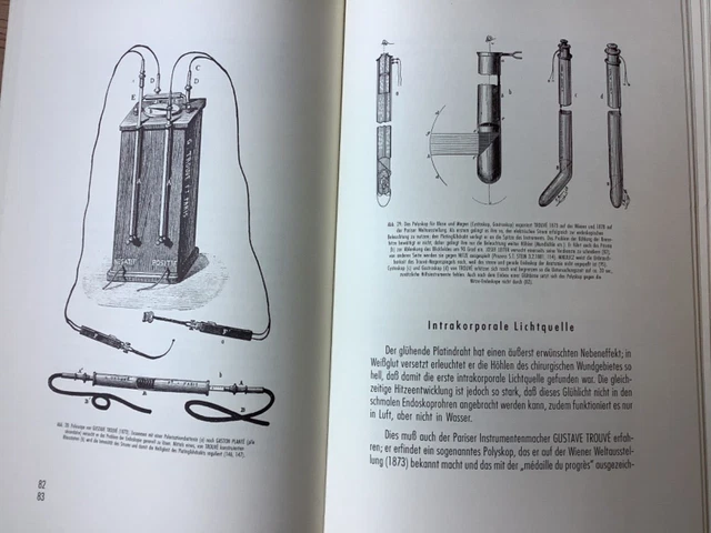 Philipp Bozzini u die Endoskopie des 19. Jhdt. / Der Lichtleiter 2 Medizinbücher 2