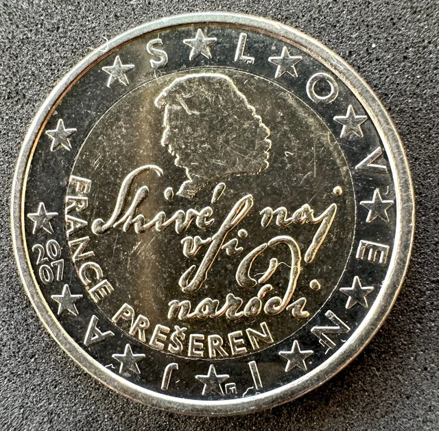 2 Euro Münze Slowenien 2007 France Preseren Wert 2 EURO SLOWENIEN 2007 France Preseren. EUR 3,20 - PicClick DE