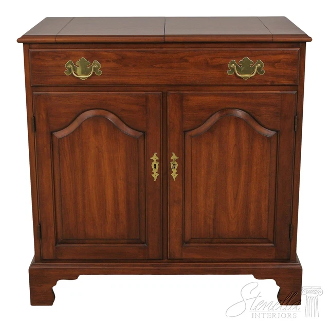59164EC: HENKEL HARRIS Cherry Flip Top Server Cabinet