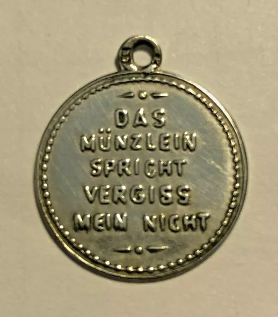 Antiker Bettelarmbandanhänger Silber "Münzlein" / Antique Charm Bracelet Silver