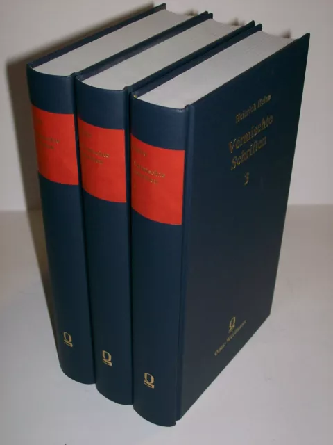 Heinrich Heine: Vermischte Schriften. Drei Bände (2005) Olms-Weidmann