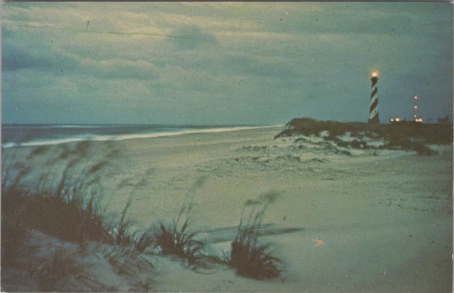 ZAYIX Postcard Cape Hatteras, North Carolina 1870 Lighthouse Beach  083022PC26