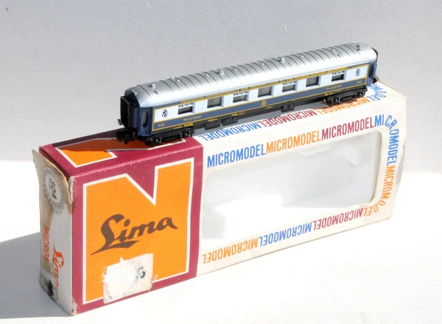 Wagon Fourgon FS 301/302 - LIMA échelle N - Train Express Vintage Plastique