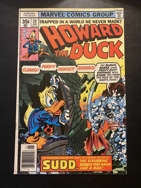 Howard the Duck 20 Jan 1977 Marvel Comics newsstand Gene Colan 
