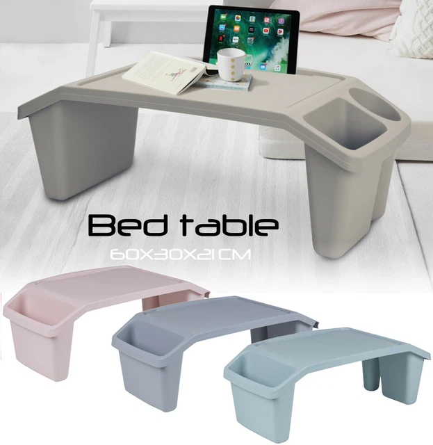 PORTABLE PLASTIC BED Tray Table PC Work Station Desktop Sofa