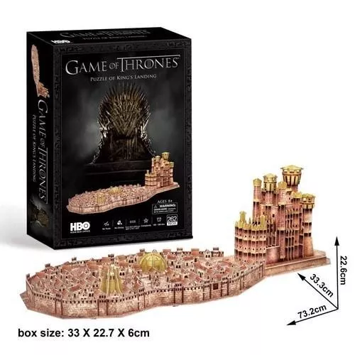 Game Of Thrones - Trono di spade - 3D Puzzle King's Landing 260 PEZZI - NUOVO