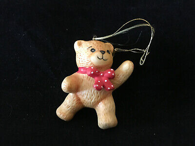 Lucy & Me Bear Ornament Christmas Holiday Enesco Lucy Rigg