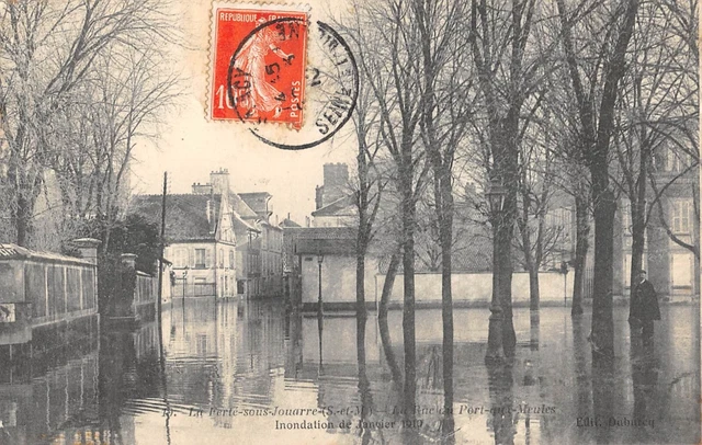 Asnieres sur Seine - ASNIERES SUR SEINE INONDATION DE LA RUE
